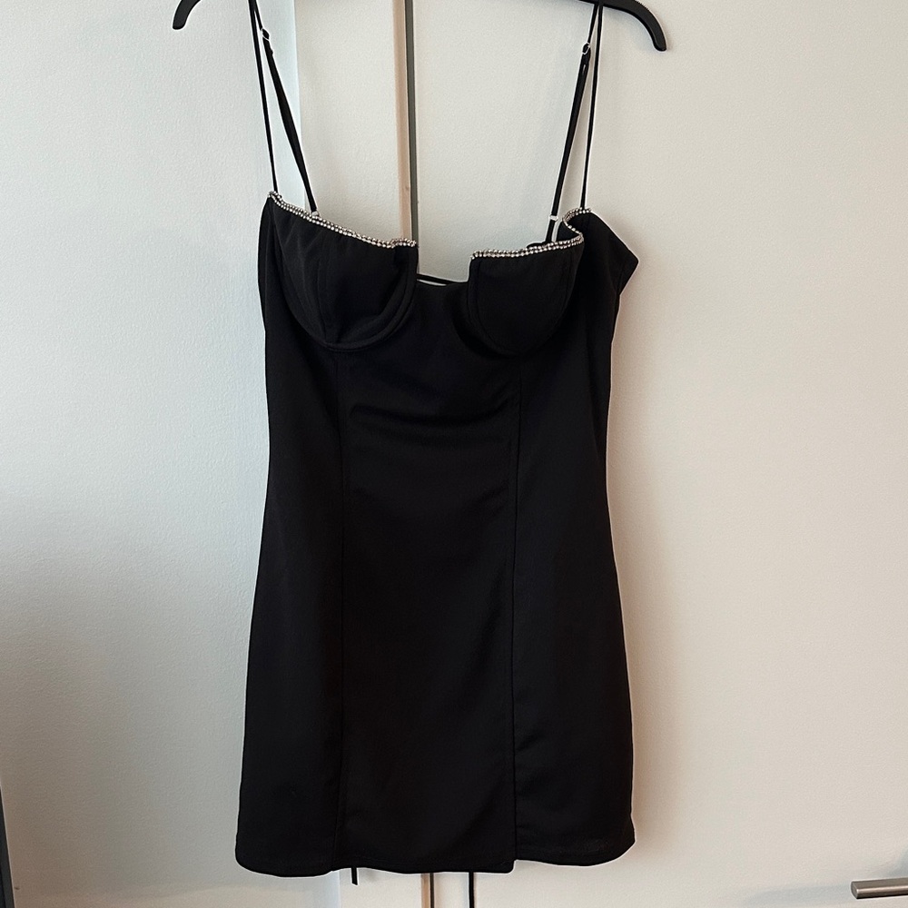 Lucy in the Sky Black Strappy Dress